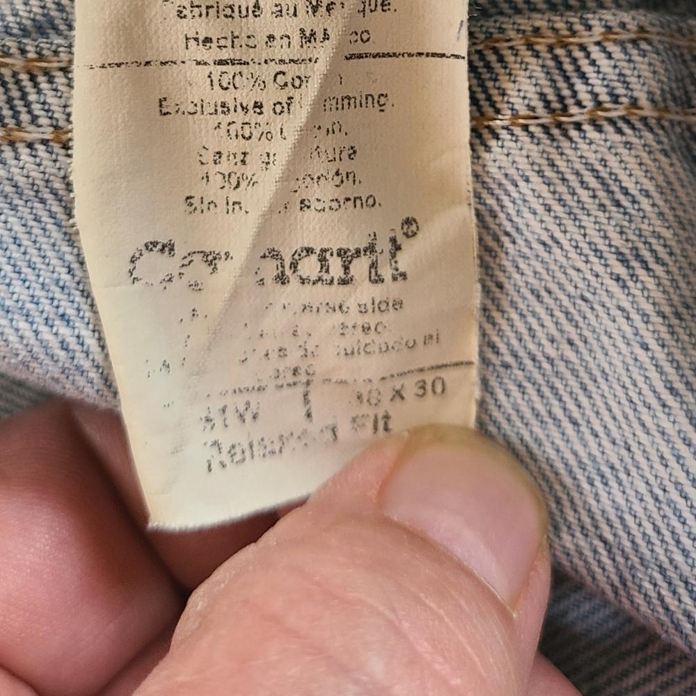 Mens Carhartt Vintage Jeans
